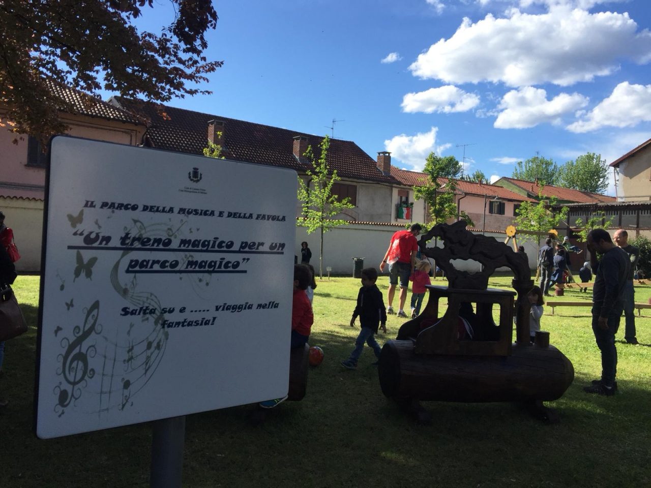 Castano Primo, inaugurazione Parco della Musica e delle Favole