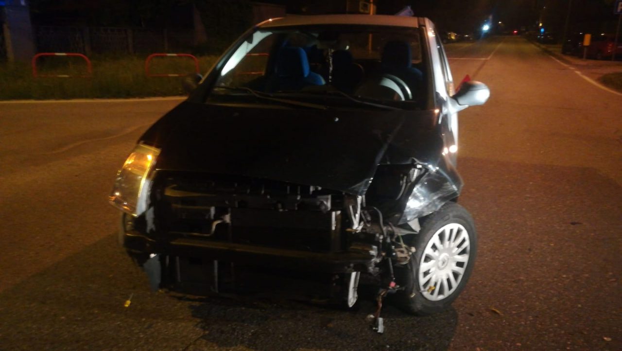 Incidente tra due automobili