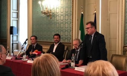 Brivio sigla con il Governatore Fontana e il Ministro Salvini l’accordo per la sicurezza integrata