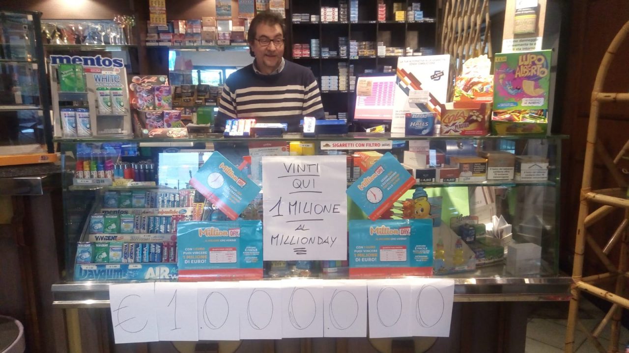 Vince un milione giocando un euro