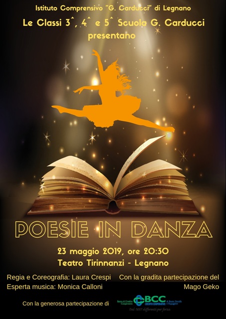 Poesie in Danza, lo spettacolo del Carducci