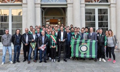 Castellanzese calcio a palazzo Brambilla FOTO