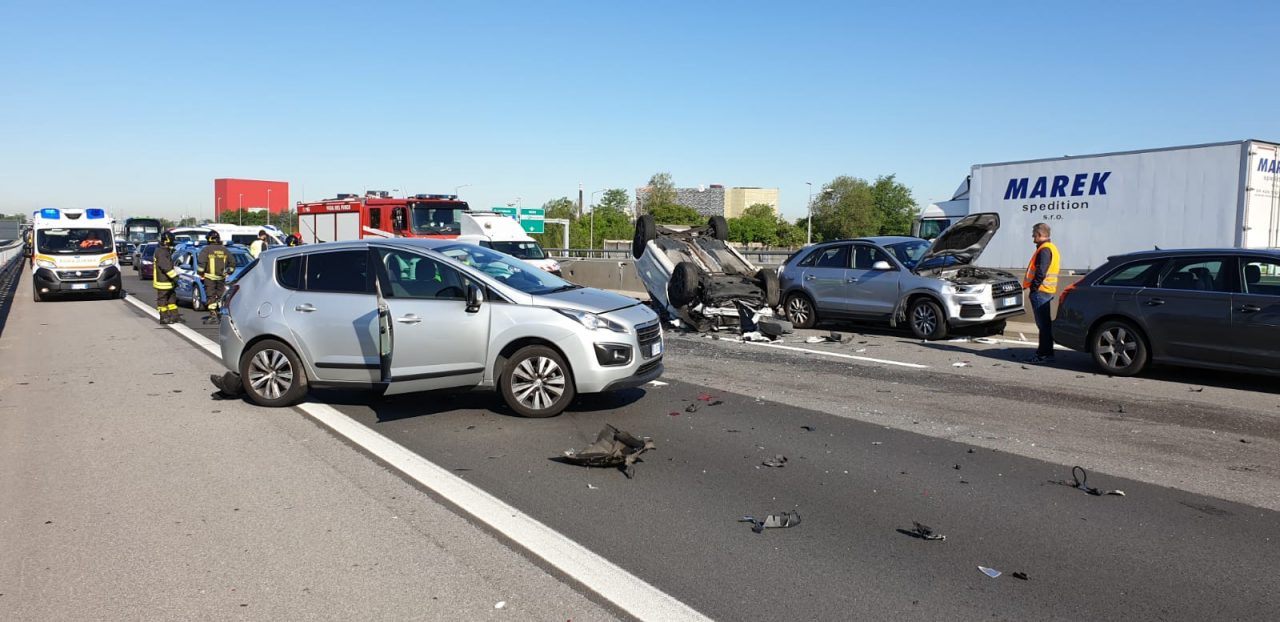 incidente stradale sulla A4