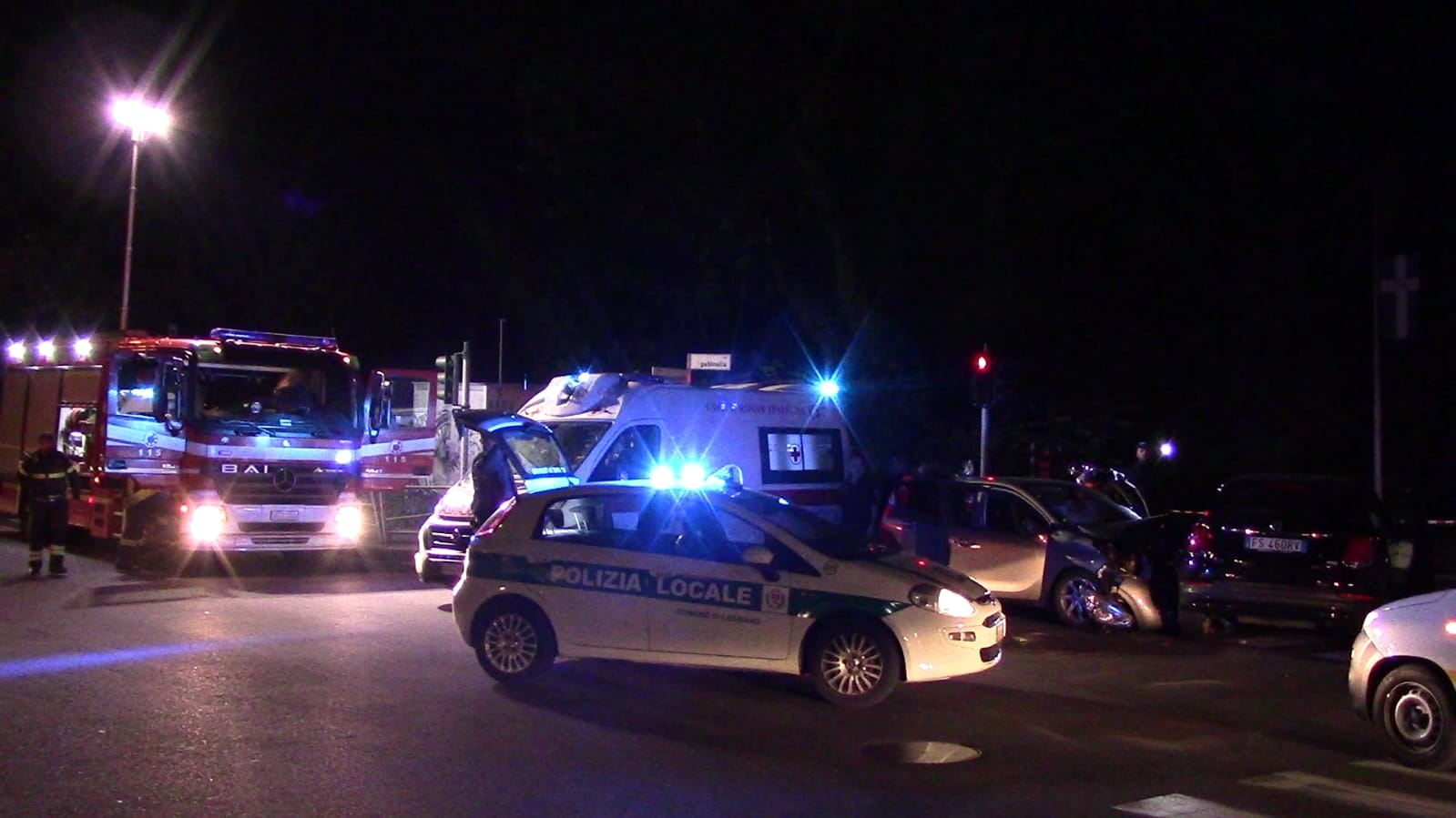 Legnano, incidente tra auto