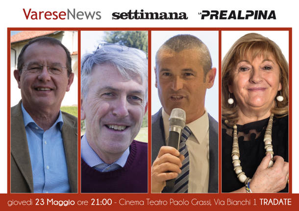 Elezioni Tradate, confronto fra candidati al cinema Grassi