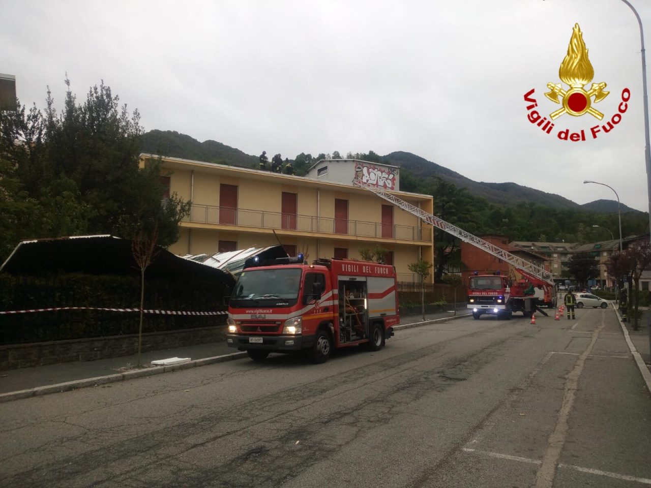 tempesta di vento in provincia di varese