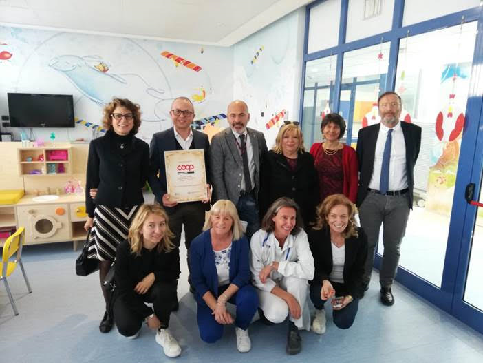 Continua il progetto “Adotta una stanza” della Pediatria