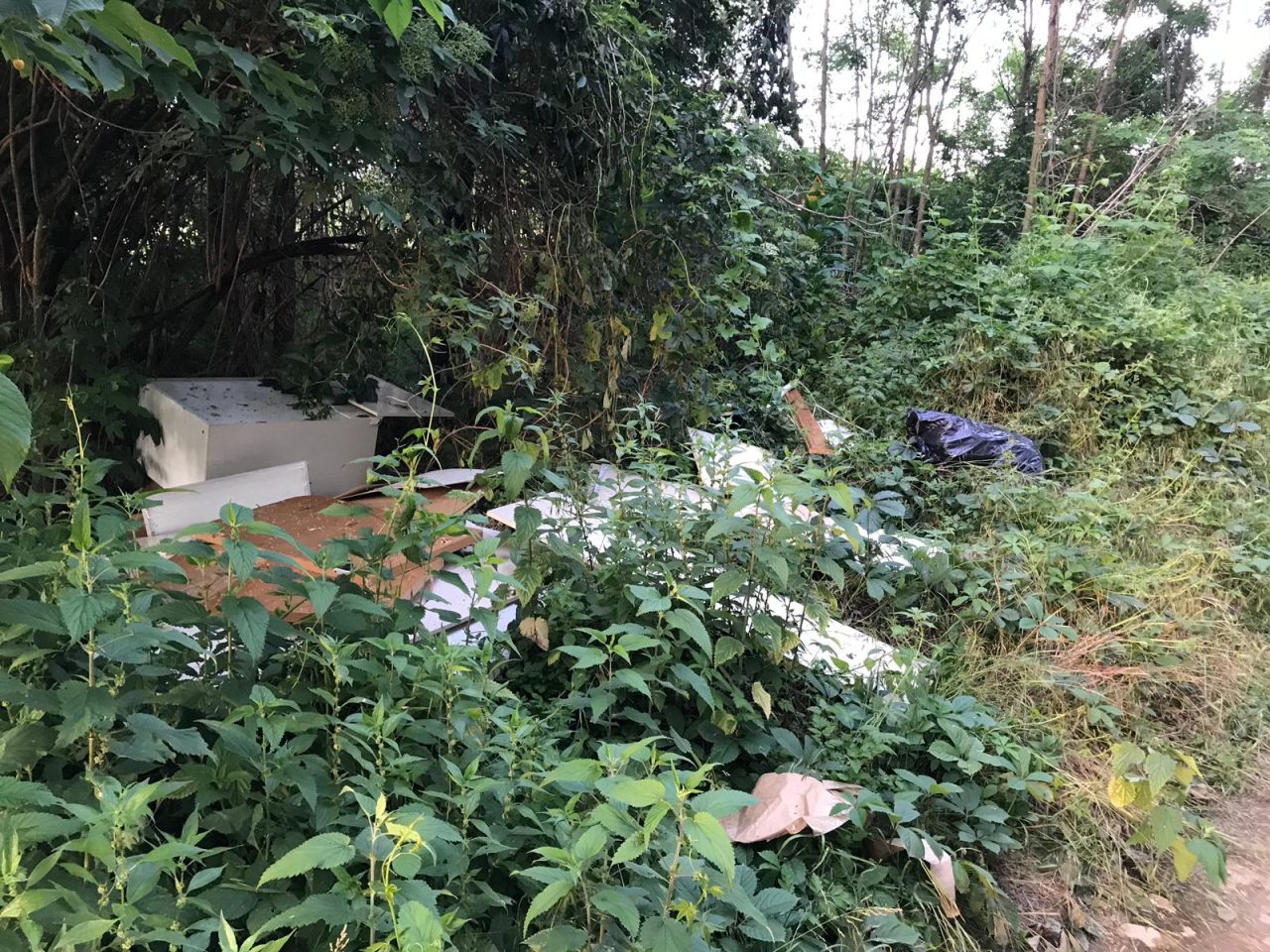 Abbandona rifiuti nei campi di Cascina Colombara: identificato