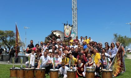 Pioggia di medaglie per gli sbandieratori di Legnano