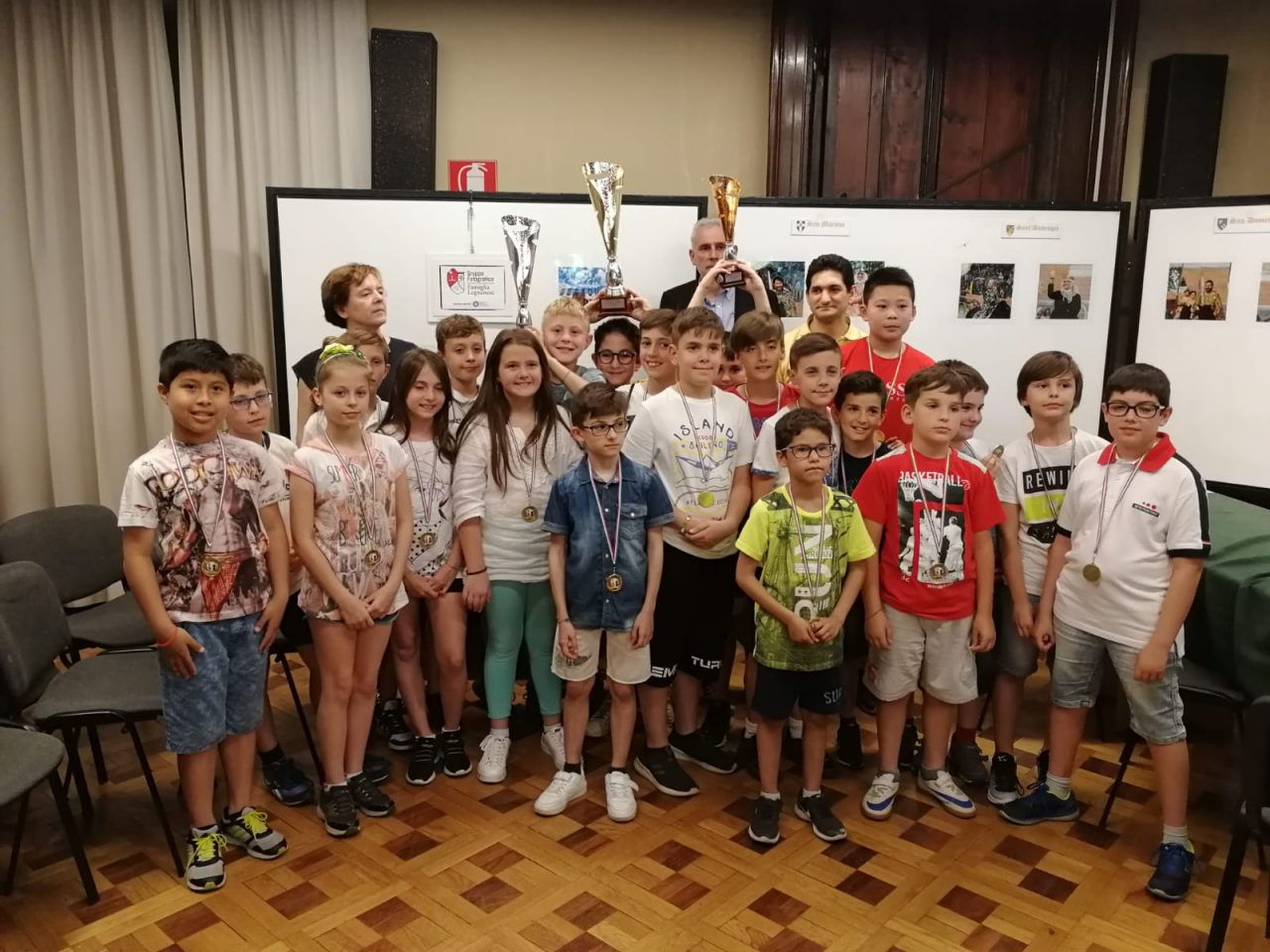 I giovani campioni di scacchi di Busto Garolfo