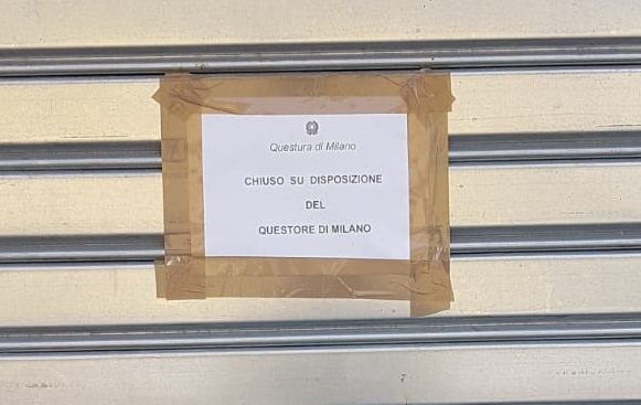Cisliano, sigilli del questore al bar in piazza