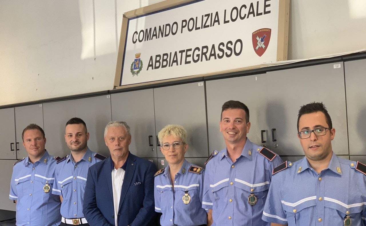 Nuovi agenti in servizio alla Polizia locale di Abbiategrasso