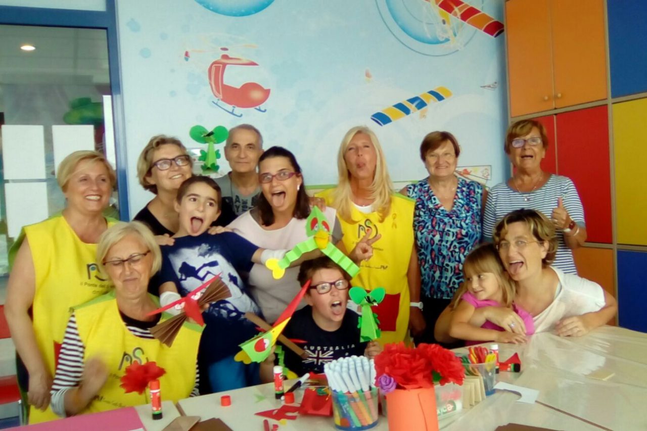 ponte del sorriso per la bimba in neurochirurgia