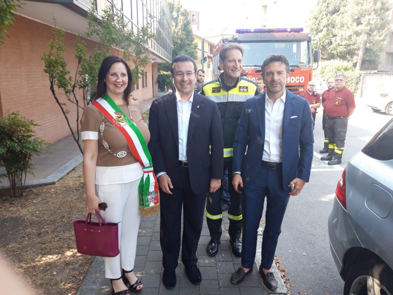 Magenta capitale dei vigili del fuoco per un giorno FOTO