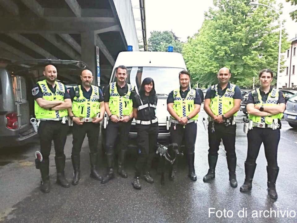 Controlli antidroga a Saronno con l’aiuto del cane Shane