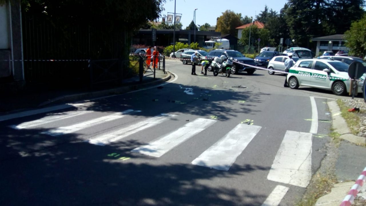 Ciclista investito a Legnano sul Sempione: è grave