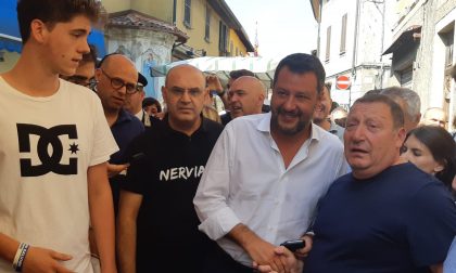 Salvini in visita alla fiera di San Fermo: Nerviano in Comune "Non c'è stato confronto"