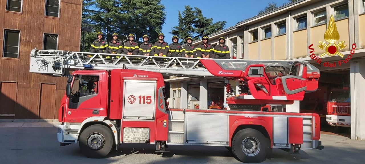 Esame superato per i nuovi Vigili del Fuoco di Tradate