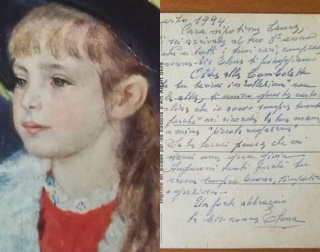 Trova in un libro un biglietto vecchio di 25 anni “Laura ti sto cercando!” L’APPELLO