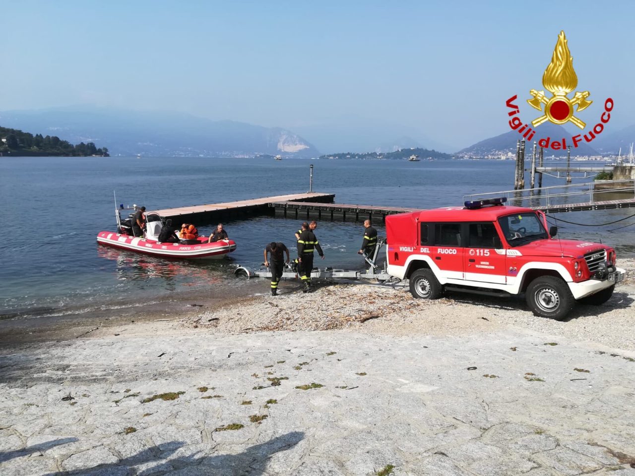 Riprendono le ricerche dell’uomo scomparso nel Lago Maggiore