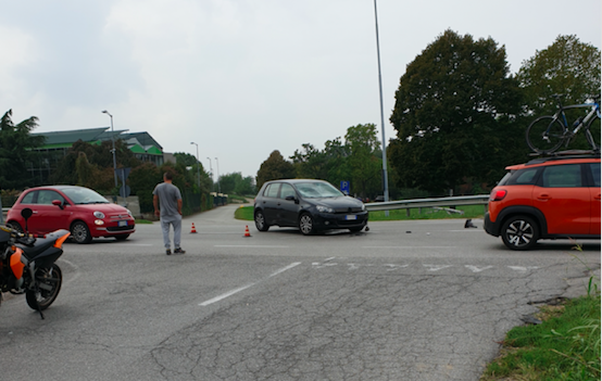 Magenta, incidente sulla circonvallazione FOTO