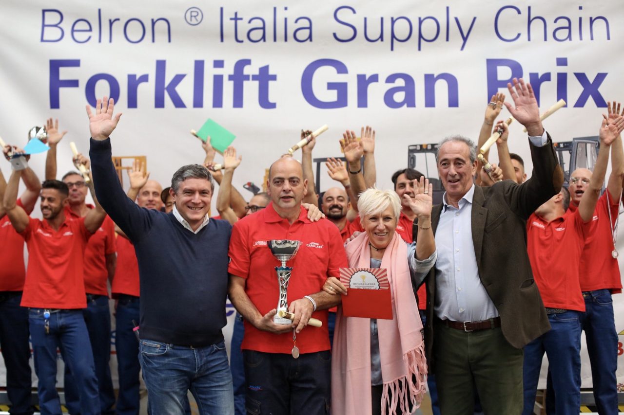 Belron Forklift Grand Prix, l’origgese Paparatti è il miglior carrellista dell’anno