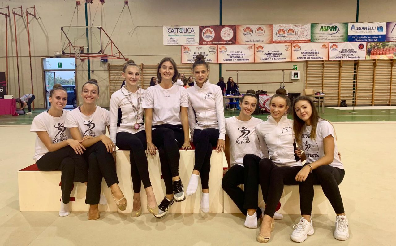 Ritmica, nuova pioggia di medaglie per le atlete Kinesis