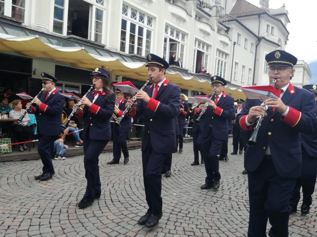 Parabiago, la Banda S. Stefano a merano alla Festa dell'Uva