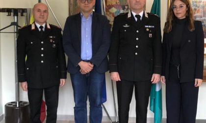 Il nuovo Comandante dei Carabinieri di Legnano in visita al Comune di Parabiago