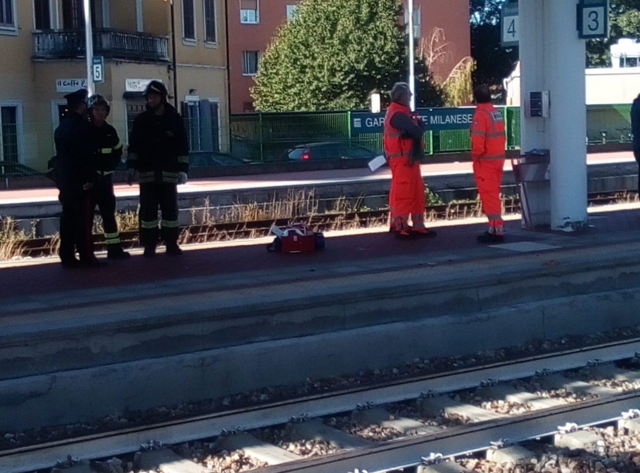 Uomo travolto dal treno alla stazione di Garbagnate