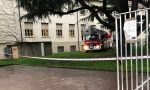 Cadono calcinacci a scuola,  pompieri in via Roma FOTO