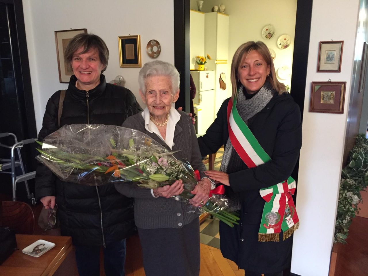 Super compleanno per la centenaria Virginia Fagnani