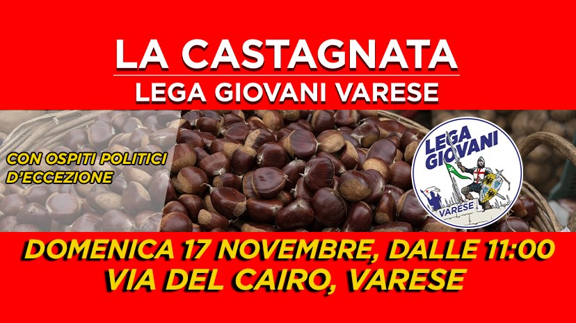 Piantone di Varese, castagnata dei Giovani Lega in memoria del “caro estinto”
