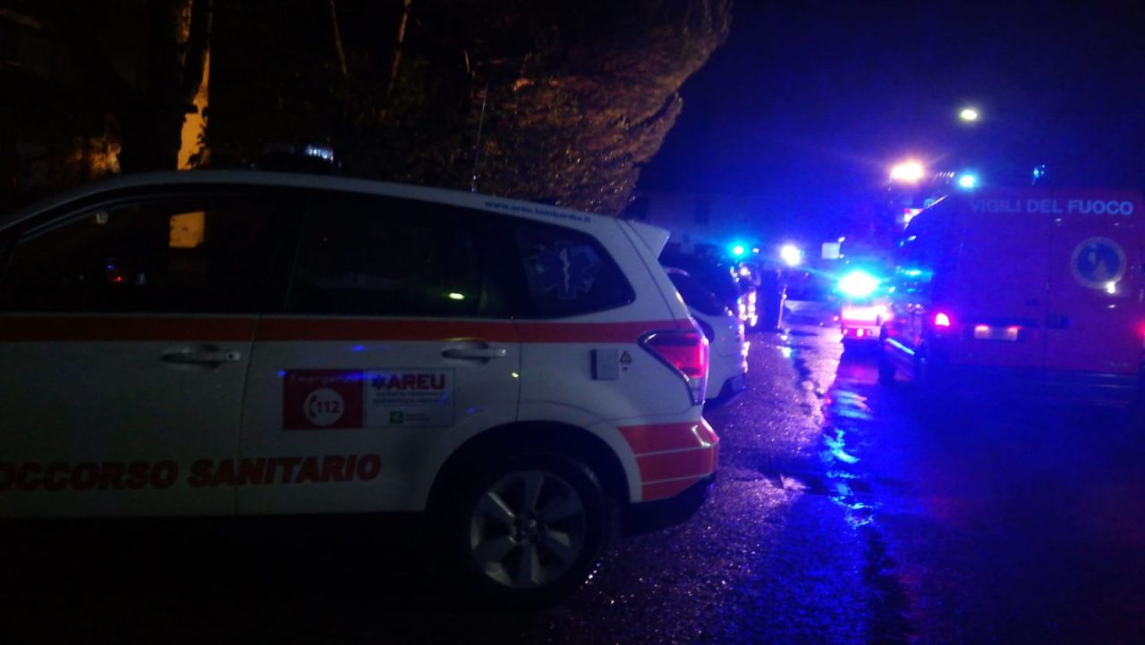 cantina in fiamme a cairate