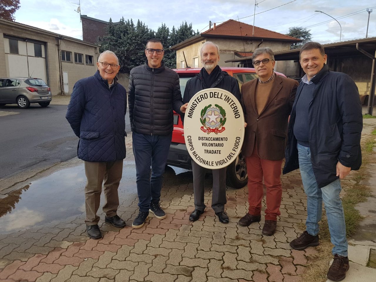 Ultimo sopralluogo per i Vigili del Fuoco: volontari a Tradate dopo Santa Barbara