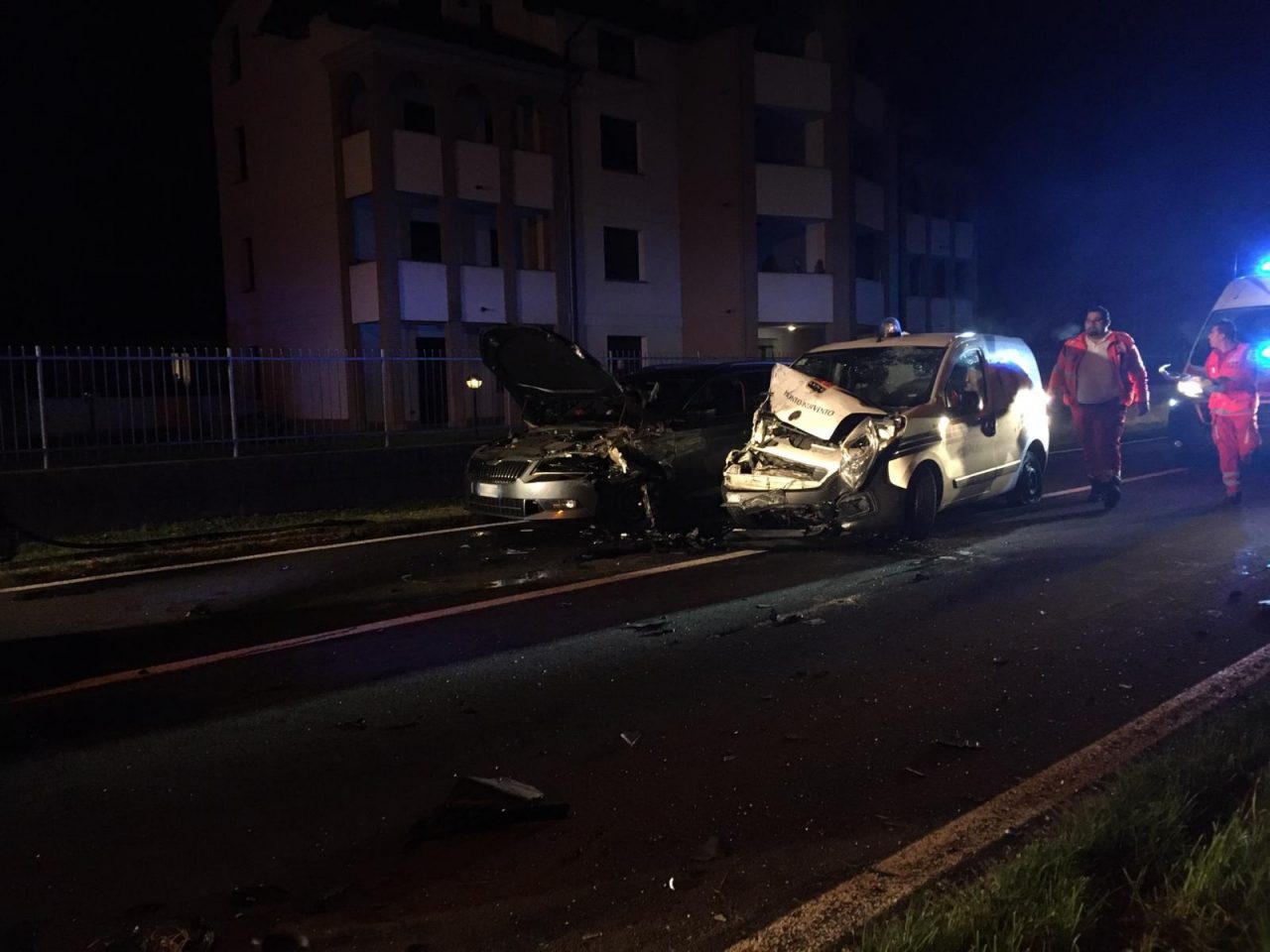 incidente a catena a fagnano