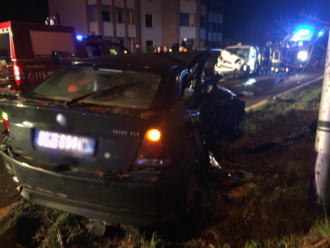 incidente a catena a fagnano