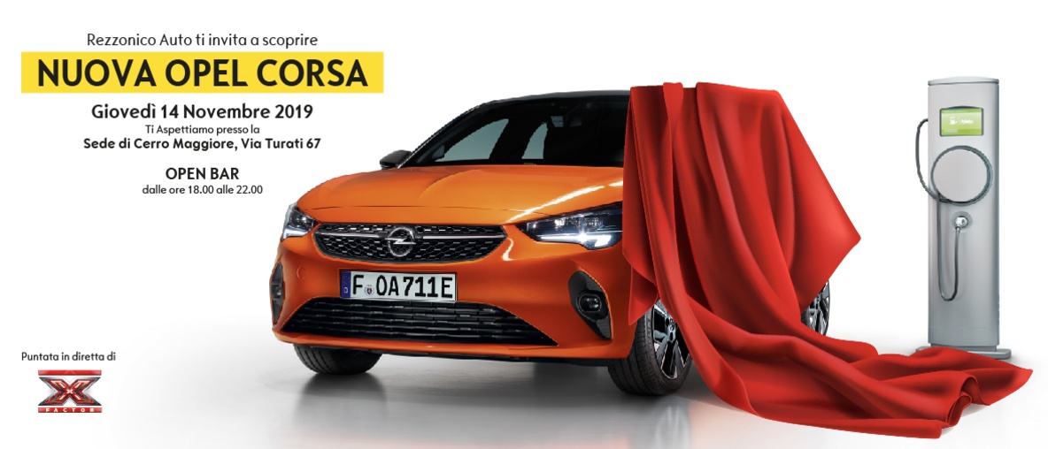 La Nuova Opel Corsa in anteprima da Rezzonico auto a Cerro Maggiore