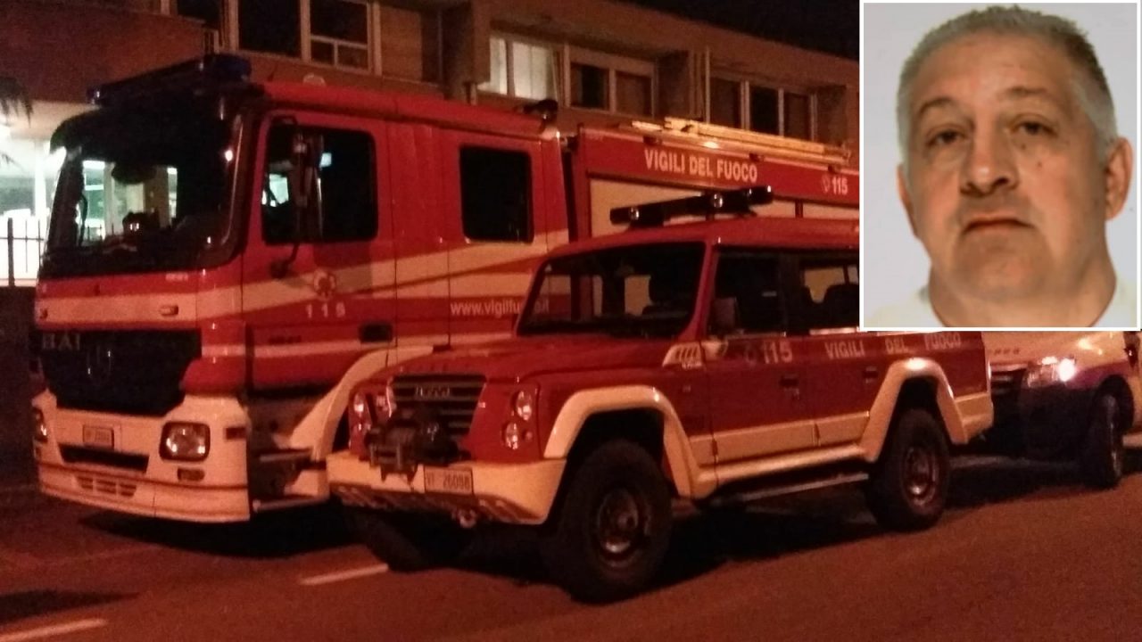 Scomparso da casa: ricerche anche con pompieri, elicotteri e prociv FOTO