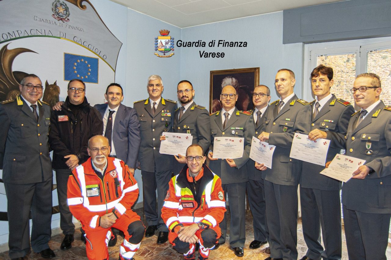Guardia di Finanza “salvavita” grazie all’Sos Malnate