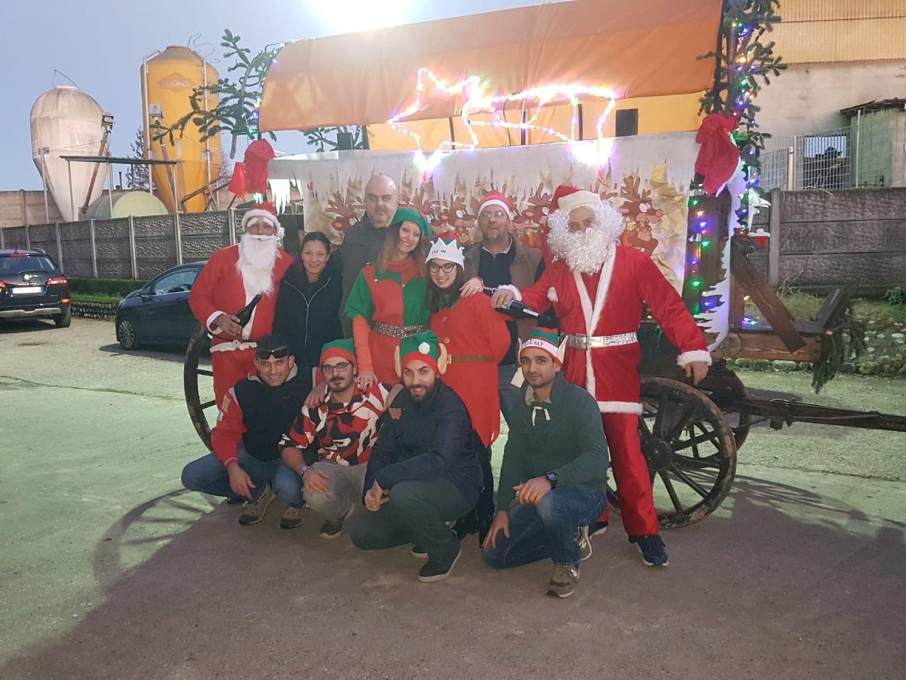 A Venegono Inferiore, Babbo Natale dai bambini della materna