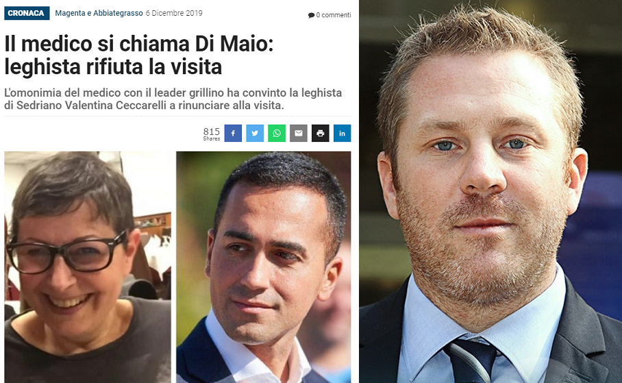 Ceccarelli e il dottor Di Maio, De Rosa (M5S): “Lega, sempre più in basso…”