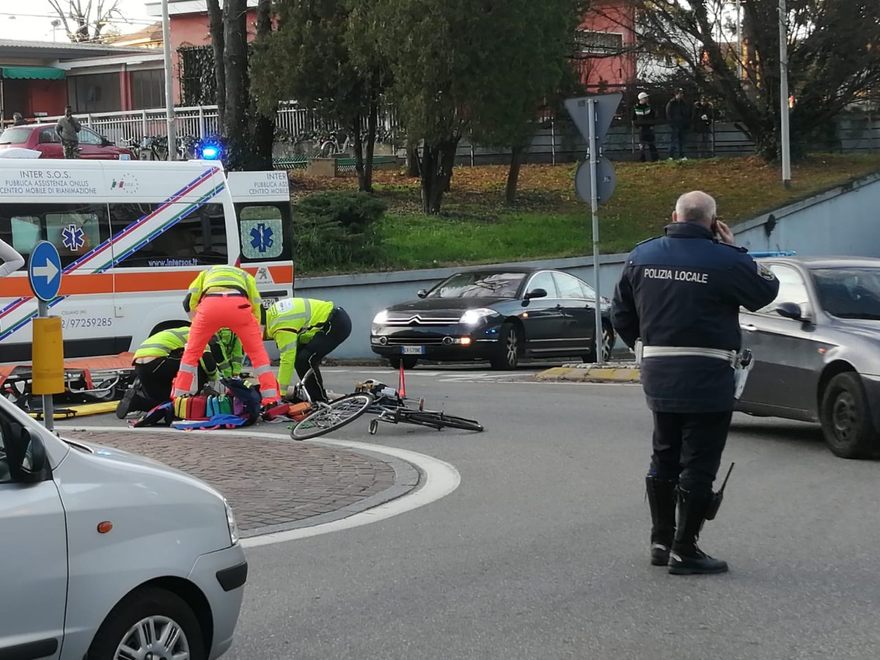E’ morto il ciclista investito a Magenta