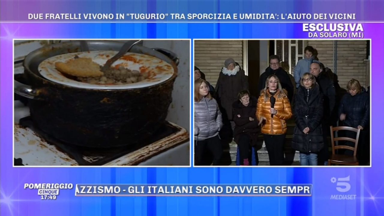 Fratelli vivono in condizioni disperate: il caso in Tv da Barbara d’Urso