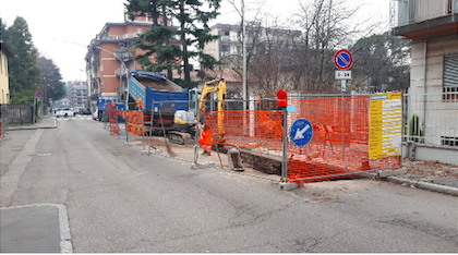 Teleriscaldamento: aperto il cantiere di via Monte Nevoso