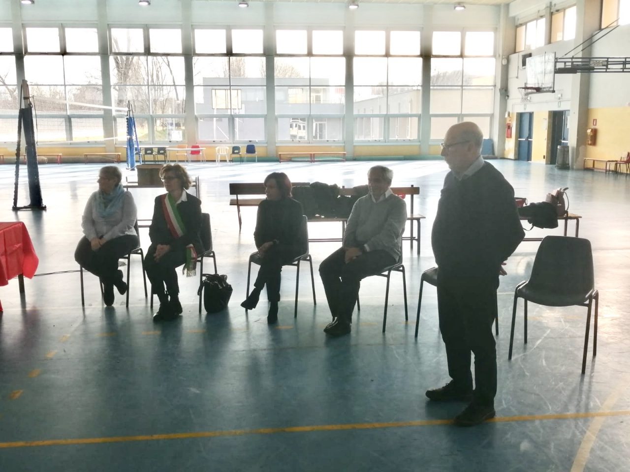 Il fratello di Borsellino in visita alla scuola media Dante Alighieri FOTO