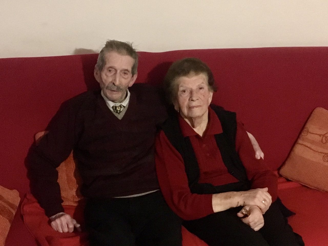 Angelina e Francesco festeggiano 70 anni di matrimonio