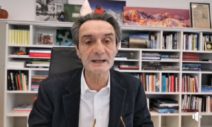Ospedale in Fiera a Milano, sopralluogo di Fontana DIRETTA