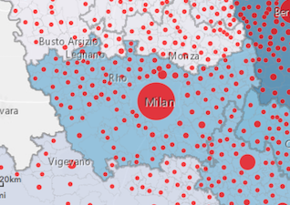 Coronavirus nel Milanese, la mappa del contagio Comune per Comune