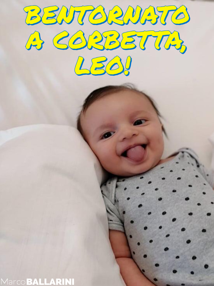 Il piccolo Leo vince il Covid e torna a casa